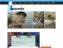 Tablet Screenshot of exploredia.com